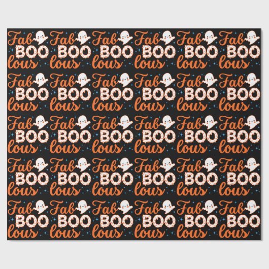 Halloween Boo Funny Geschenkpapier (Flach)
