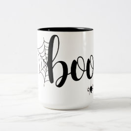 Halloween Boo Funny Halloween Zweifarbige Tasse