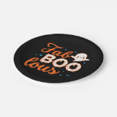 Halloween Boo Funny Pappteller (Schrägansicht)