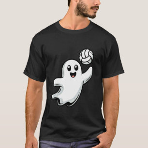 Halloween Boo Geist spielt Volleyball Lustiges Kle T-Shirt