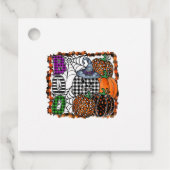 Halloween Boo          Geschenkanhänger (Vorderseite)