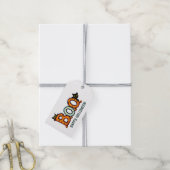 Halloween Boo-Geschenkanhänger Geschenkanhänger (Mit Garn)
