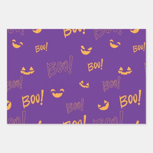 Halloween Boo! Geschenkpapier Set (Vorderseite 3)