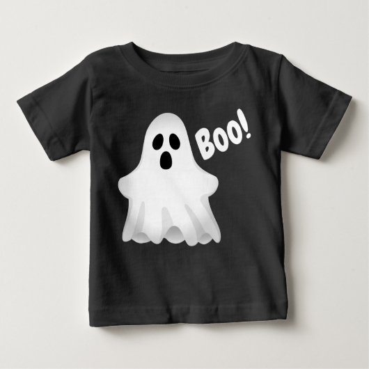 Halloween Boo Ghost Baby T - Shirt (Vorderseite)