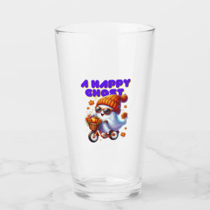 Halloween Boo Ghost Milk Tee Glass Cup Glas