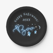 Halloween Boo Ghost Night Spuk Party Pappteller (Vorderseite)