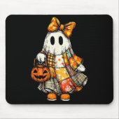 Halloween Boo Ghost Patchwork Quilter Quilting Sew Mousepad (Vorne)