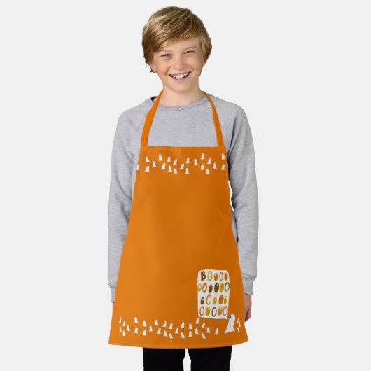 Halloween "BOO" Ghost Schürze (Getragen)