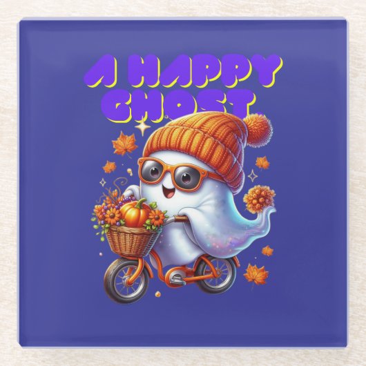 Halloween Boo Ghost Untersetzer (Vorderseite)