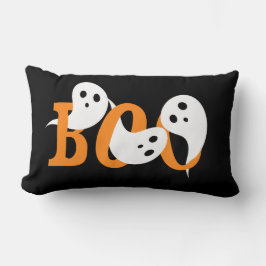 Halloween Boo Ghosts Black Lendenkissen