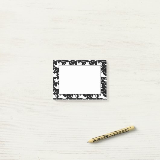 Halloween Boo Ghosts Post Notes Post-it Klebezettel (Auf Schreibtisch)