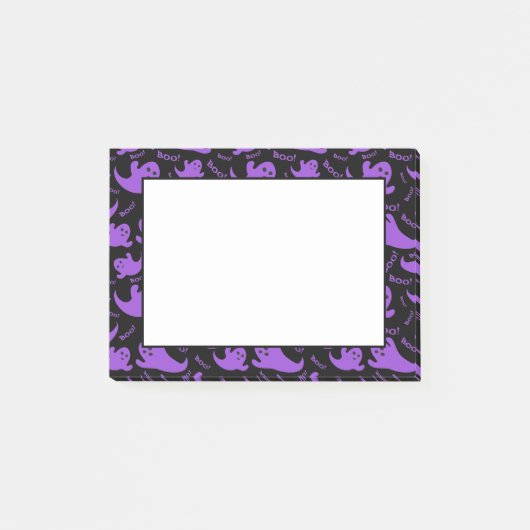 Halloween Boo Ghosts Post Notes Post-it Klebezettel (Vorderseite)