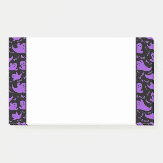 Halloween Boo Ghosts Post Notes Post-it Klebezettel (Vorderseite)