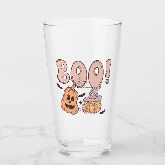 Halloween Boo Glas (Vorderseite)