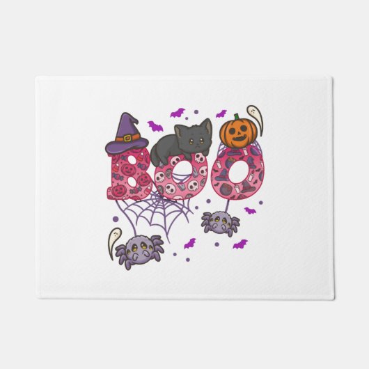 Halloween Boo Halloween-Kostüm Fußmatte (Vorderseite)