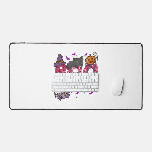Halloween Boo Halloween-Kostüm Schreibtischunterlage (Tastatur & Maus)