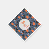 Halloween Boo Hexch Pumpkin Bat Broomstick Serviette (Ecke)