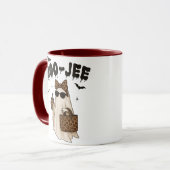 Halloween Boo-Jee Geist Tasse (Vorderseite Links)