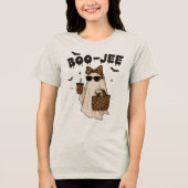 Halloween Boo-Jee Ghost Tri-Blend Shirt (Vorderseite)
