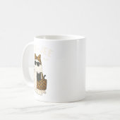 Halloween Boo Jee Süßer Leopard Geist Kaffee Bouje Kaffeetasse (Vorderseite Links)