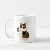Halloween Boo Jee Süßer Leopard Geist Kaffee Bouje Kaffeetasse (Links)