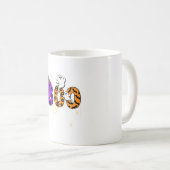 Halloween Boo Kaffeetasse (VorderseiteRechts)