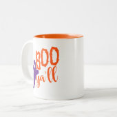 Halloween Boo Kaffeetasse (Vorderseite Links)
