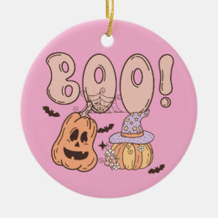 Halloween Boo Keramik Ornament
