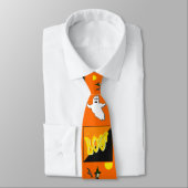 halloween boo Krawatte (Gebunden)