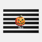 Halloween "Boo" Kürbis Fußmatte (Vorderseite)