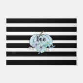 Halloween "Boo" Kürbis Fußmatte (Vorderseite)