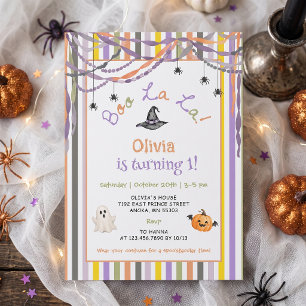Halloween Boo La La Geburtstagseinladung Einladung