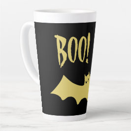 Halloween BOO Latte Tasse von Poet Adiela Akoo