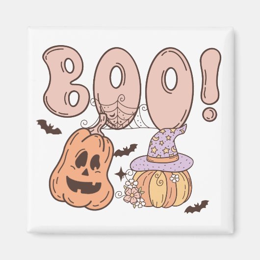 Halloween Boo Magnet (Vorne)