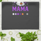 Halloween Boo Mama Magie Geschirrtuch (Gefaltet)