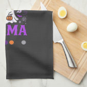 Halloween Boo Mama Magie Geschirrtuch (Viertel Falte)