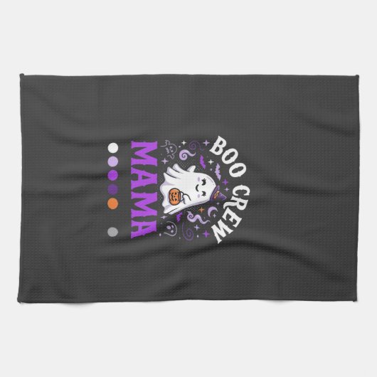 Halloween Boo Mama Magie Geschirrtuch (Horizontal)