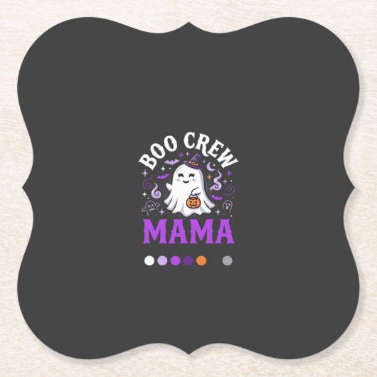 Halloween Boo Mama Magie Untersetzer (Vorderseite)