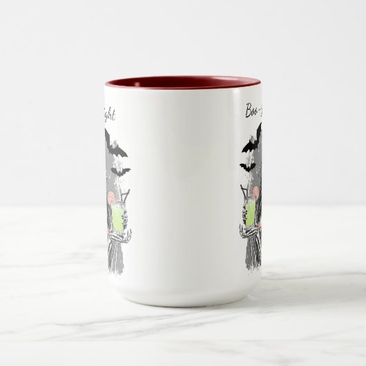 Halloween Boo-Night | Skeleton Girl Tasse (Zentrum)
