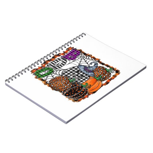 Halloween Boo          Notizblock (Linke Seite)