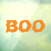 Halloween Boo Orange beängstigende und lustige Dek Fensteraufkleber (Blatt 3)