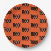 Halloween BOO! Party-Papierplatte Pappteller (Vorderseite)