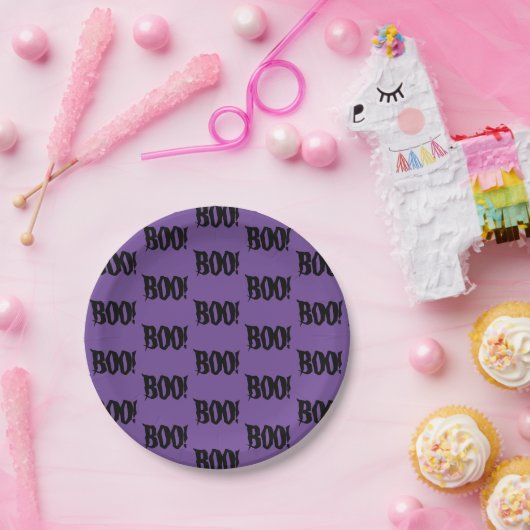Halloween BOO! Party-Papierplatte Pappteller (Party)