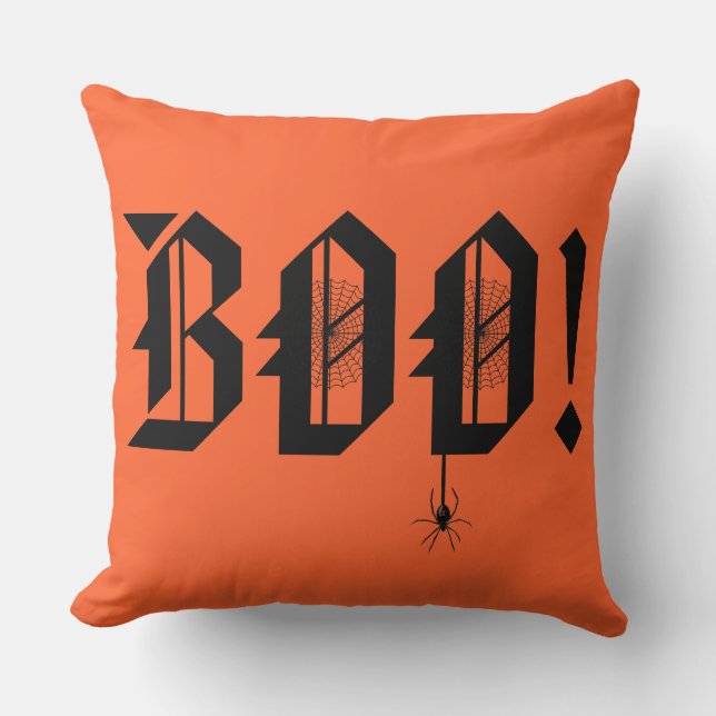 Halloween BOO Pillow Kissen (Vorderseite)