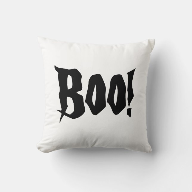 Halloween Boo Pillow Kissen (Vorderseite)