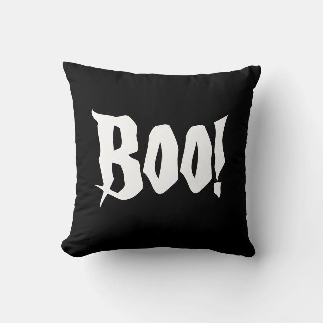 Halloween Boo Pillow Kissen (Vorderseite)