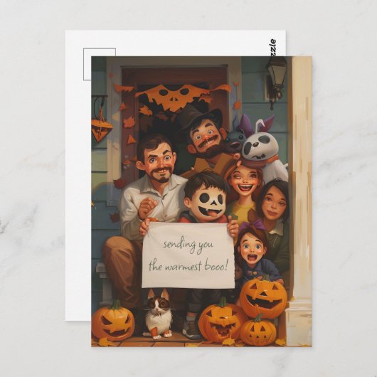 Halloween Boo Postkarte