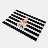 Halloween "Boo" Pumpkin Fußmatte (Schrägansicht)