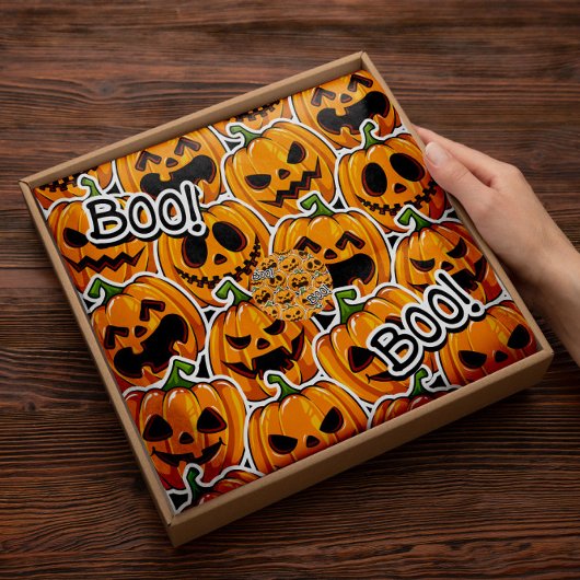 Halloween Boo Pumpkin | Pumpkins Tissue Paper Seidenpapier