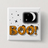 Halloween Boo! Schaltfläche/Button Button (Vorderseite)